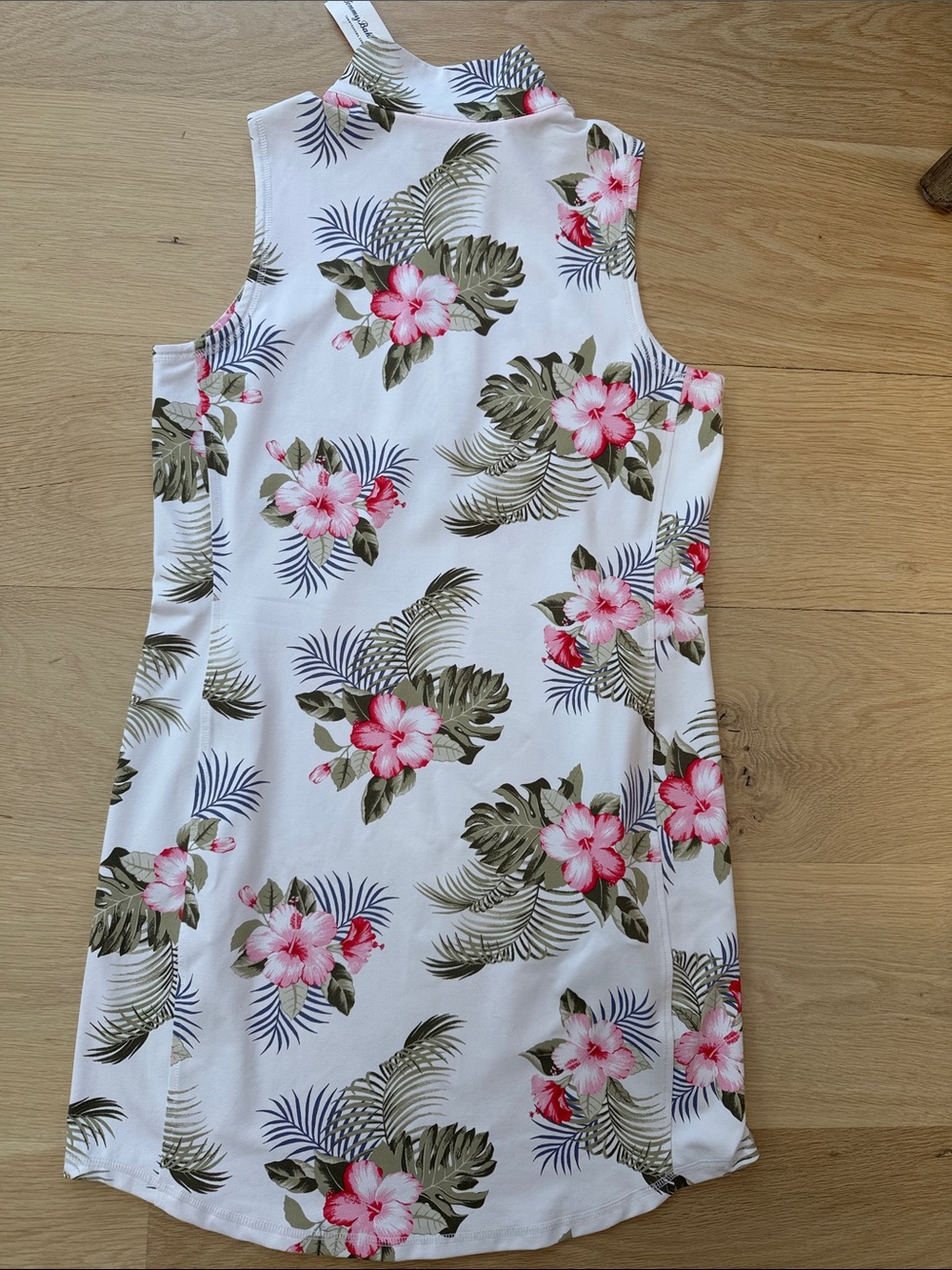 NWT Tommy Bahama White Floral Sleeveless Polo Dress 🌺 - Picture 7 of 9